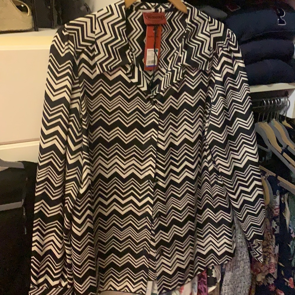 Missoni for target new blouse shirt collectible